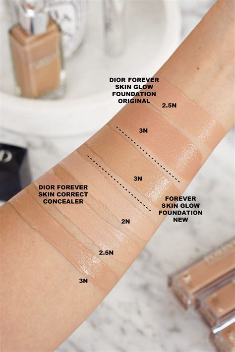 dior forever skin glow 0.5n|dior skin glow foundation shades.